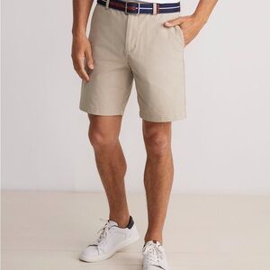 Vineyard Vines Men's Beige Flat Front Shorts